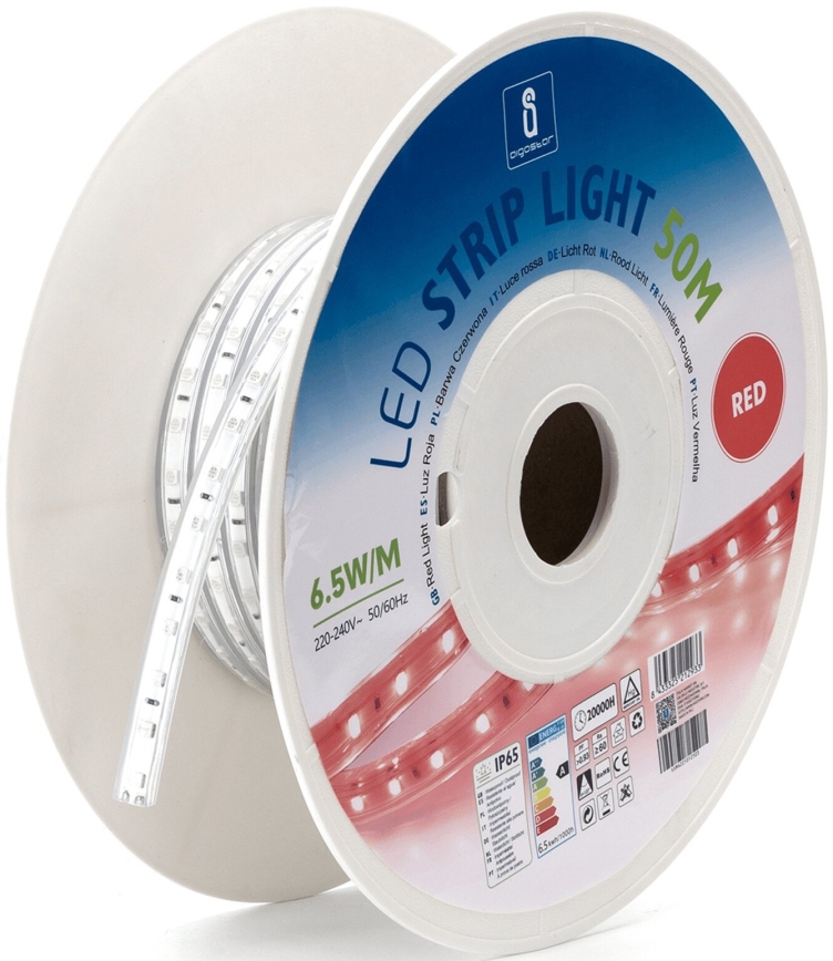 Aigostar - Светодиодная лента LED/325W/230V 50 м красный IP65
