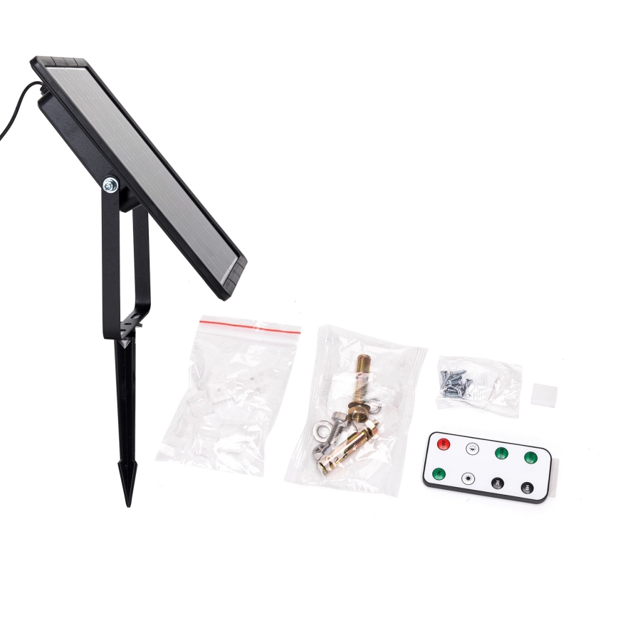 Aigostar - Светодиодная лента на солнечной батарее с регулированием яркости LED/10W/3,2V 10 м 2700K IP65 8000 mAh + дистанционное управление