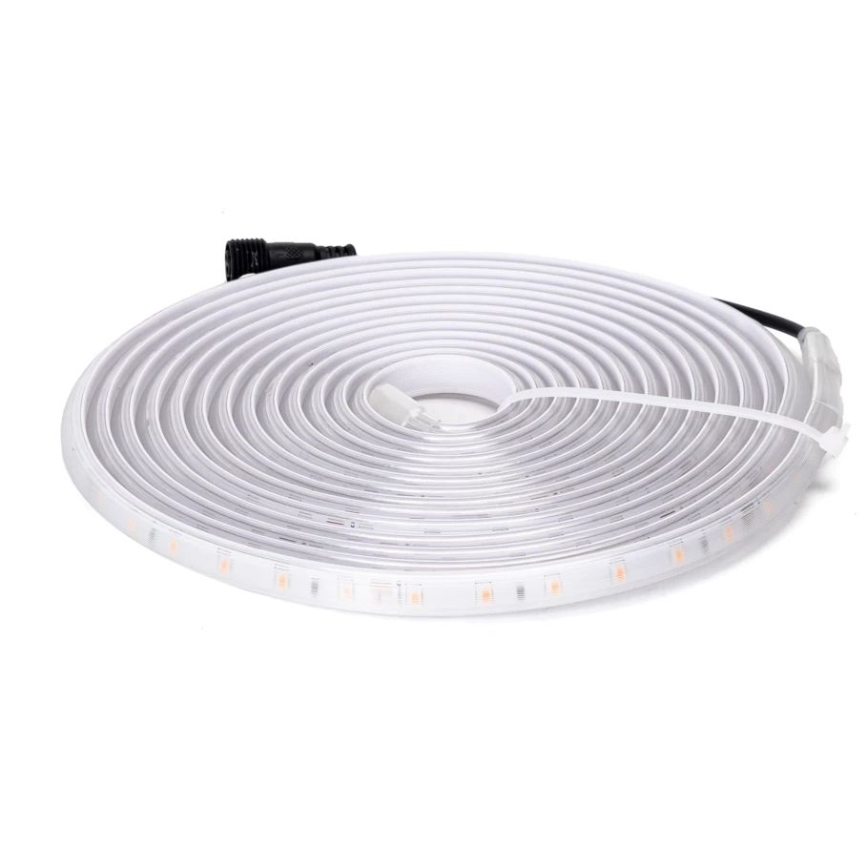 Aigostar - Светодиодная лента на солнечной батарее с регулированием яркости LED/5W/3,2V 5 м 6500K IP65 4000 mAh + дистанционное управление