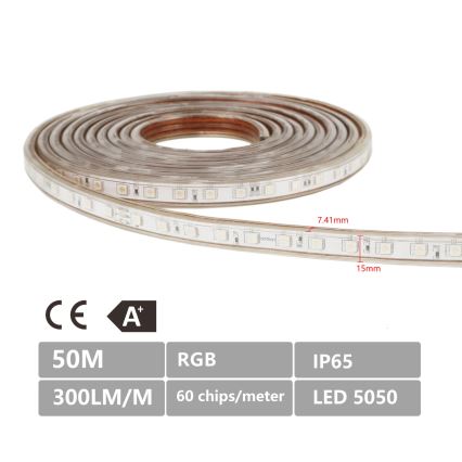 Aigostar - Светодиодная уличная лента 50 м LED/350 Вт/230 В 3000K IP65