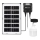 Aigostar - Светодиодная люстра на солнечной батарее LED/35W/12V 3000 mAh 6500K диаметр 10 см + дистанционное управление