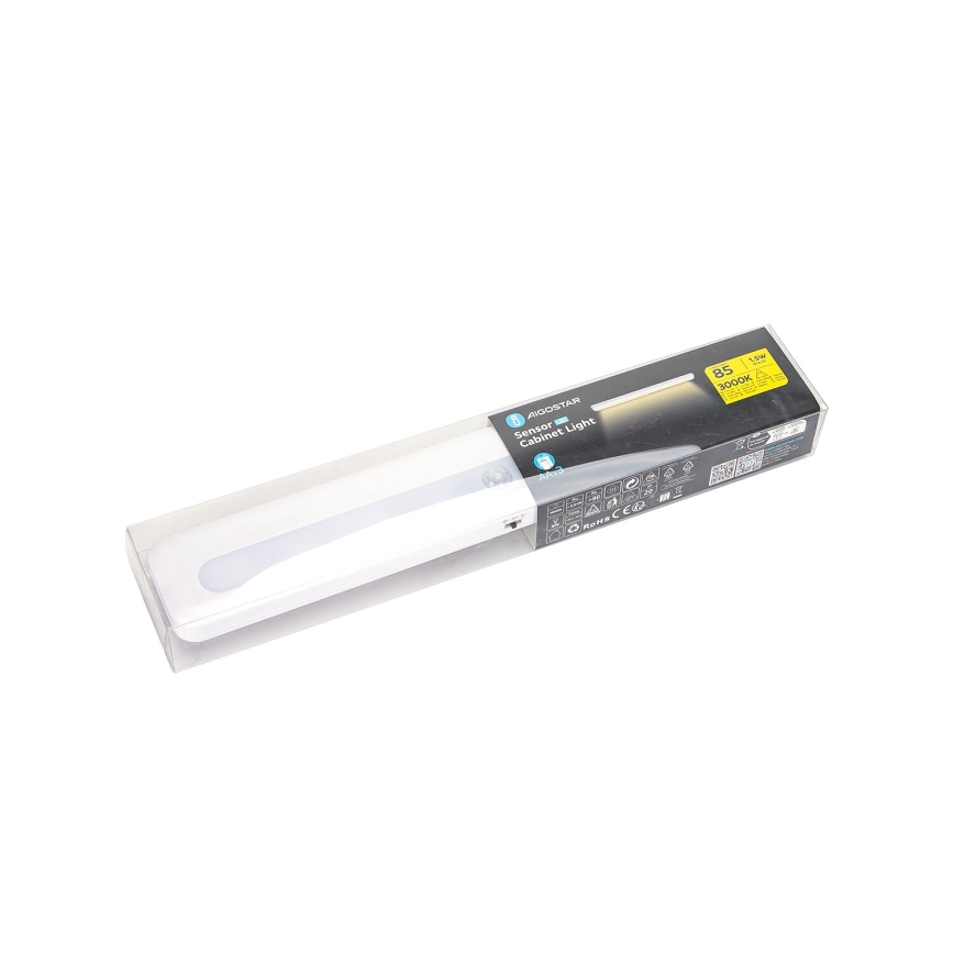 Aigostar - Светодиодная подсветка для шкафа с датчиком движения LED/1,5W/3xAA 3000K