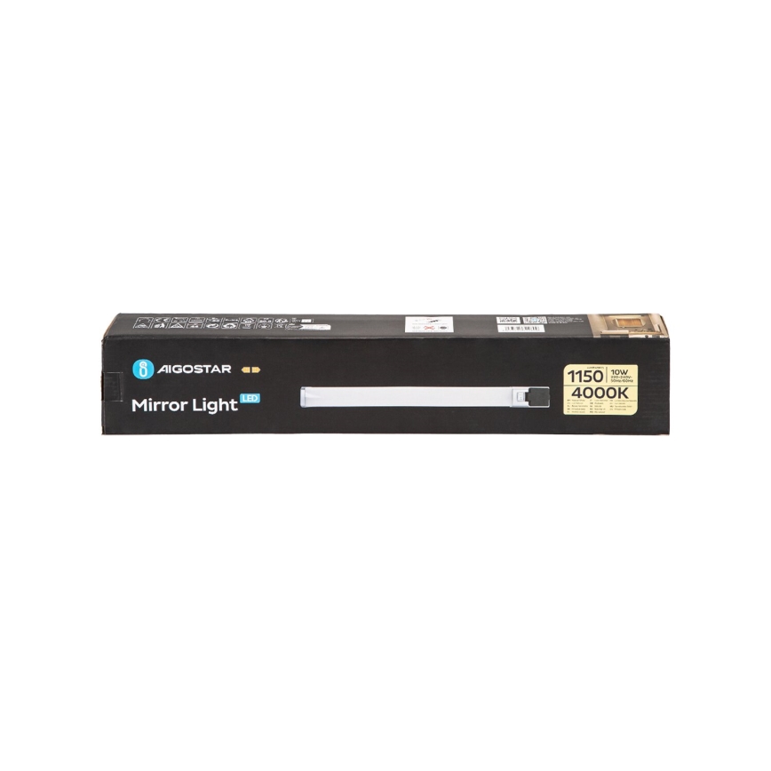 Aigostar - Светодиодная подсветка для зеркала в ванной комнате LED/10W/230V 4000K 46,5 см IP44