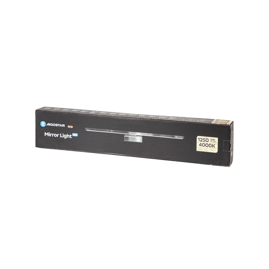 Aigostar - Светодиодная подсветка для зеркала в ванной комнате LED/12W/230V 4000K 60 см IP44 алюминий