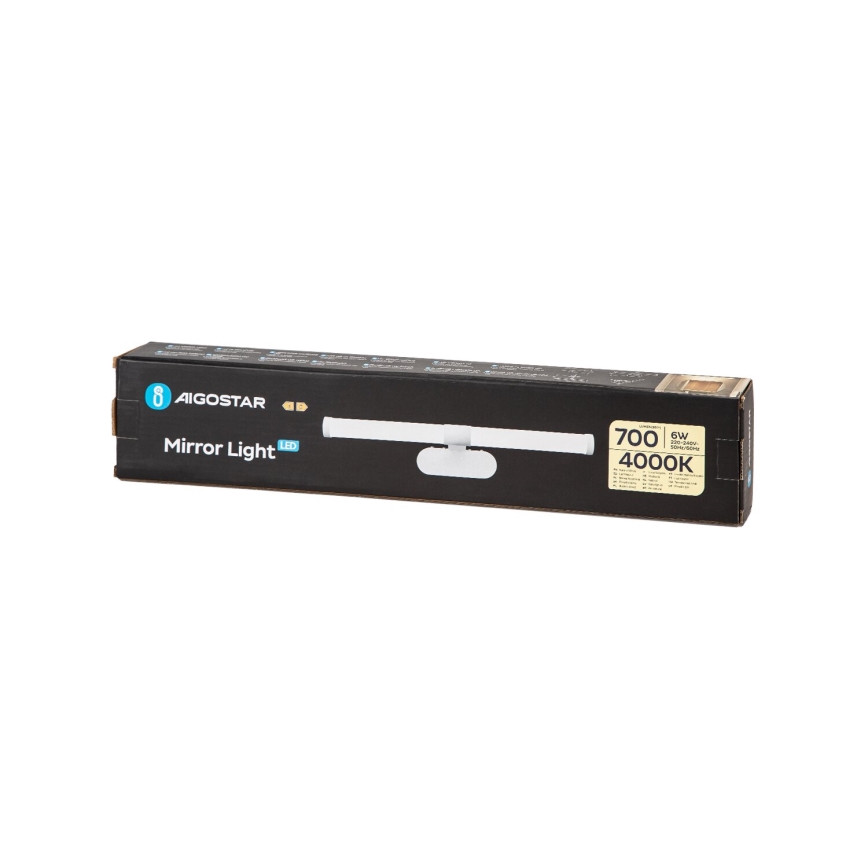 Aigostar - Светодиодная подсветка для зеркала в ванной комнате LED/6W/230V 4000K 40 см IP44