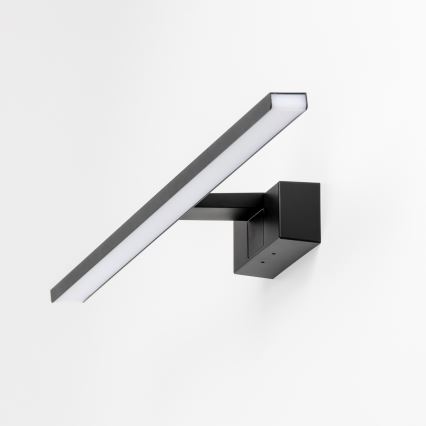 Aigostar - Светодиодная подсветка для зеркала в ванной комнате LED/8W/230V 4000K 40 см IP44 черный