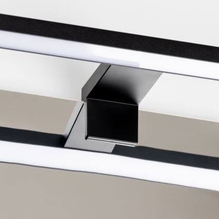 Aigostar - Светодиодная подсветка для зеркала в ванной комнате LED/8W/230V 4000K 40 см IP44 черный