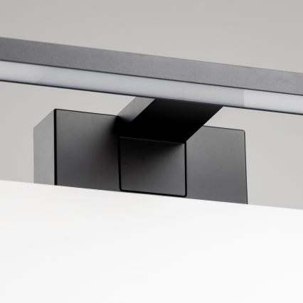 Aigostar - Светодиодная подсветка для зеркала в ванной комнате LED/8W/230V 4000K 40 см IP44 черный