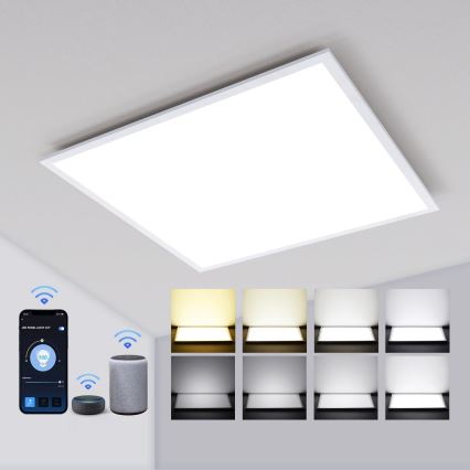 Aigostar - Светодиодная припотолочная RGBW-панель с регулированием яркости MESH LED/36W/230V 60x60 см
