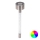 Aigostar - Светодиодная RGB-лампа на солнечной батарее LED/0,006W/1,2V 36,7 см матовый хром IP44