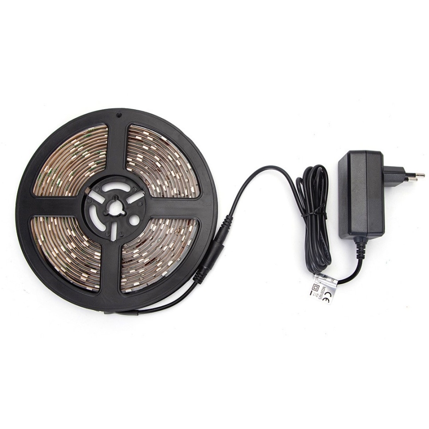 Aigostar - Светодиодная RGB-лента с регулированием яркости 5 м LED/24W/12/230V IP65 + пульт ДУ