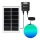 Aigostar - Светодиодная RGB-люстра на солнечной батарее с регулированием яркости MESH LED/20W/3,7V 4000 mAh 2700K-6500K IP65 диаметр 20 см