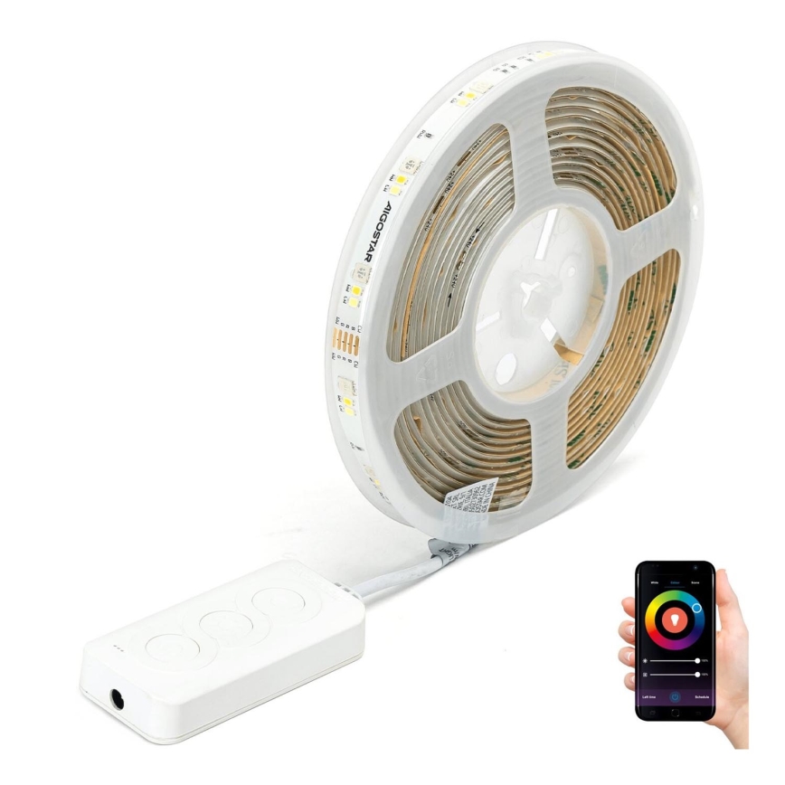 Aigostar - Светодиодная RGBW-лента 5 м MESH MESH LED/24W/230V 2700-6500K + дистанционное управление