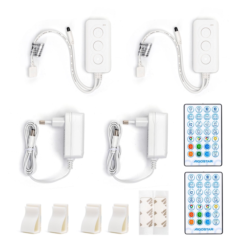 Aigostar - Светодиодная RGBW-лента с регулированием яркости LED/18W/12V 2x5 м Wi-Fi