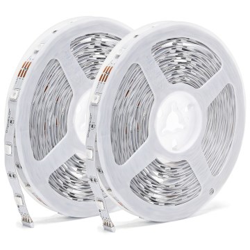 Aigostar - Светодиодная RGBW-лента с регулированием яркости LED/48W/12V 2x7,5 м Wi-Fi