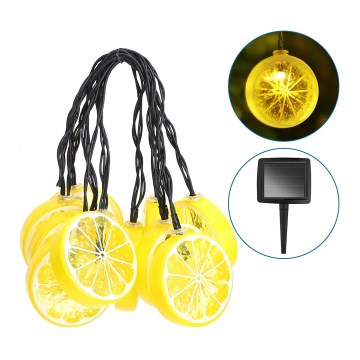 Aigostar - Светодиодная солнечная гирлянда 10xLED/3,8 м IP44 600 мАч тёплый белый