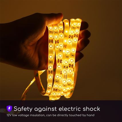 Aigostar - Светодиодная уличная лента с регулированием яркости 5 м LED/18W/12/230V 3000K IP65