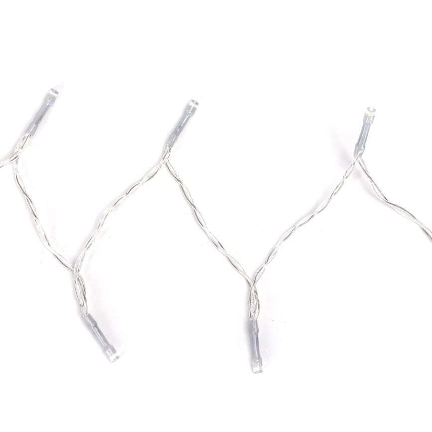 Aigostar - Светодиодная уличная рождественская гирлянда 100xLED/8 функций/3xAA 10,3 м IP44 холодный белый