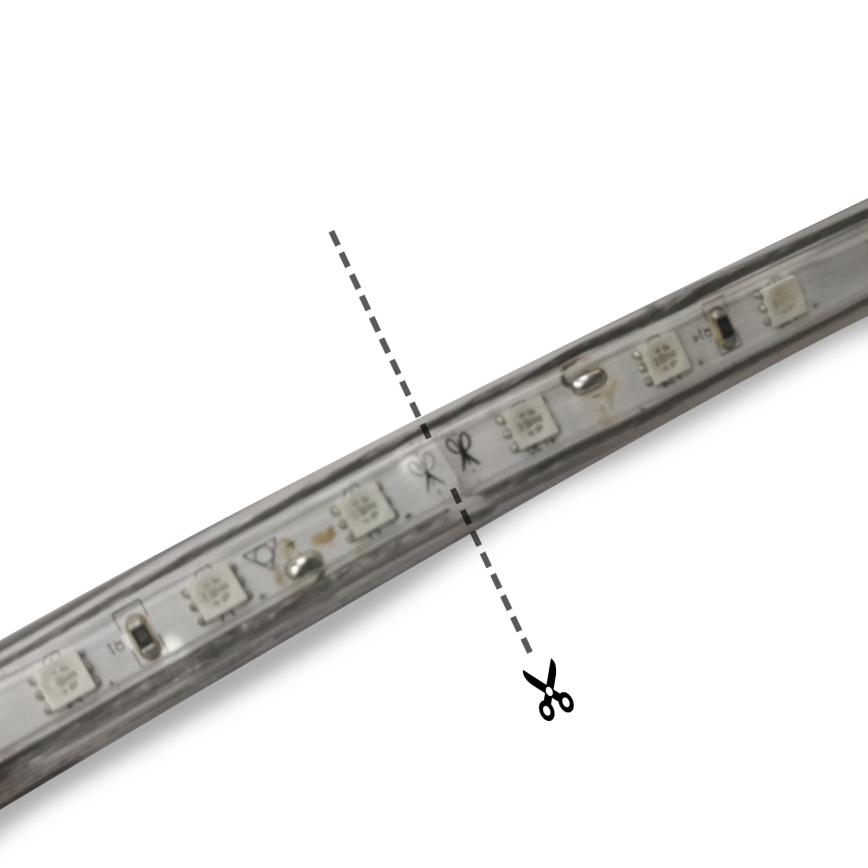 Aigostar - Светодиодная уличная лента 50 м LED/300W/230V синий IP65
