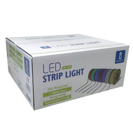 Aigostar - Светодиодная уличная лента 50 м LED/300W/230V синий IP65