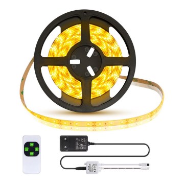 Aigostar - Светодиодная уличная лента с регулированием яркости 5 м LED/18W/12/230V 3000K IP65