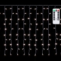 Aigostar - Светодиодная уличная рождественская гирлянда 150xLED/6W/230V/8 режимов 1,5x1m IP44 холодный белый + пульт дистанционного управления