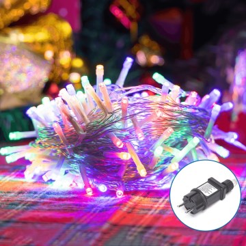 Aigostar - Светодиодная уличная рождественская гирлянда 200xLED/8 функций 23 м IP44 цветной