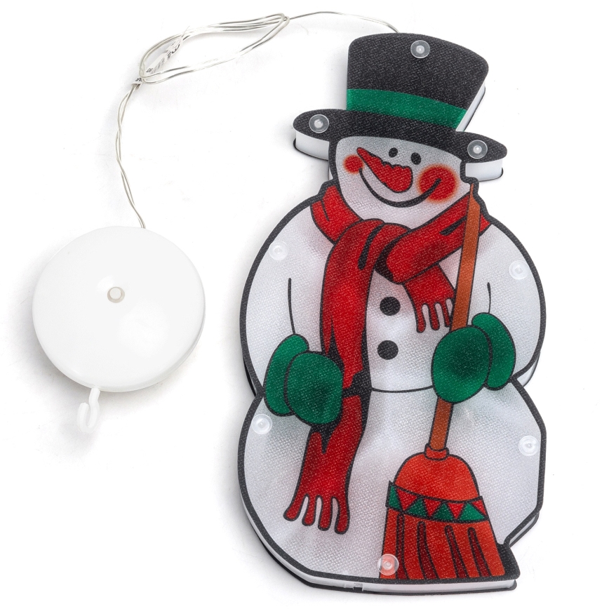 Aigostar - Светодиодное рождественское украшение LED/3xAAA снеговик 25 см