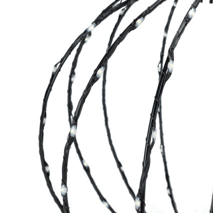Aigostar - Светодиодное уличное рождественское украшение 3,6W/230V сфера 30 см IP44 холодный белый