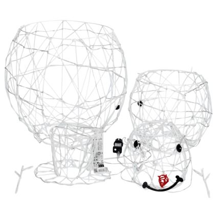 Aigostar - Светодиодное уличное рождественское украшение 3,6W/31/230V 6500K 120 см IP44 снеговик