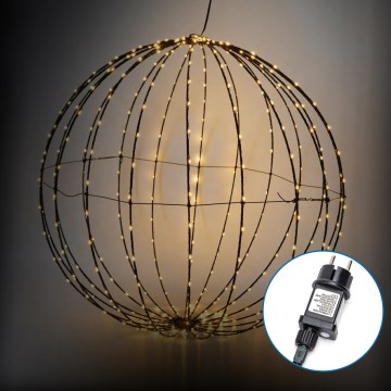 Aigostar - Светодиодное уличное рождественское украшение LED/3,6W/230V сфера 30 см IP44 теплый белый