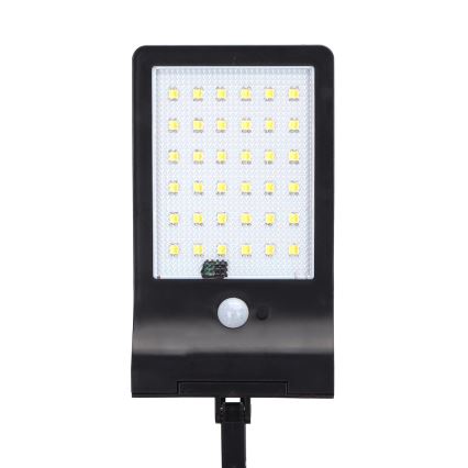 Aigostar - Светодиодный уличный фонарь на солнечной батарее с датчиком LED/3W/3,7V1800 mAh IP44 3000/4000/5000K + дистанционное управление
