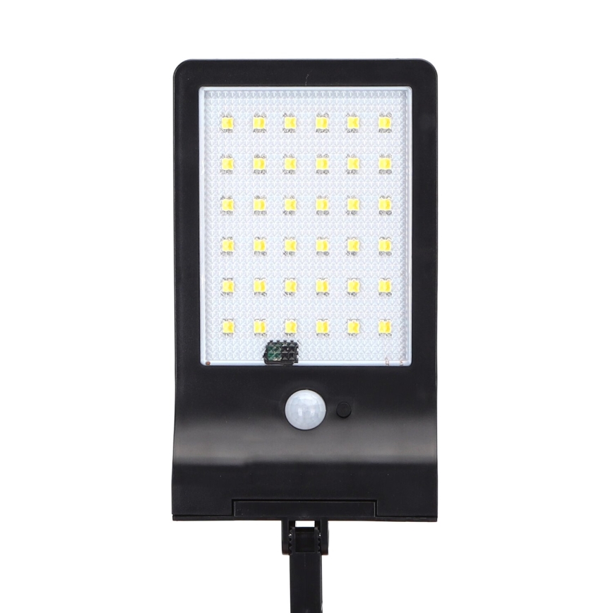 Aigostar - Светодиодный уличный фонарь на солнечной батарее с датчиком LED/3W/3,7V1800 mAh IP44 3000/4000/5000K + дистанционное управление