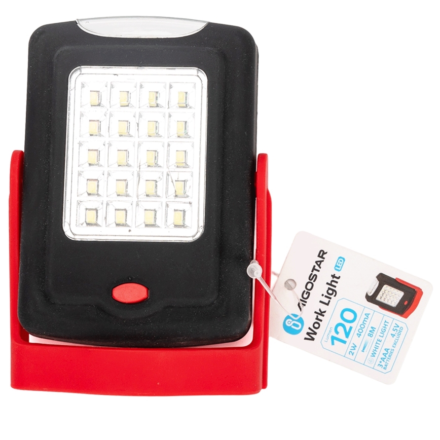 Aigostar - Светодиодный фонарик LED/2W/3xAAA IP44