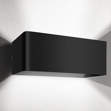 Aigostar - Светодиодный настенный светильник LED/12,5W/230V 20x10 см черный