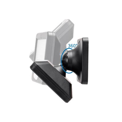 Aigostar - Светодиодный настенный светильник на солнечной батарее с датчиком LED/0,64W/3,7V 600 mAh 6500K IP44