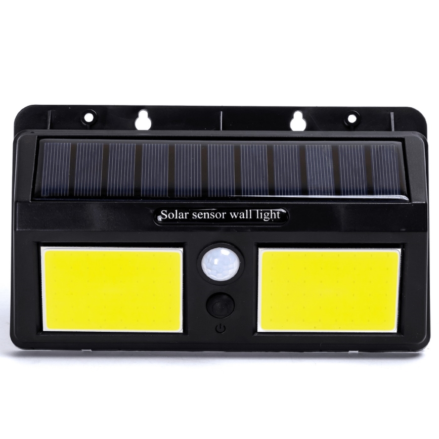 Aigostar - Светодиодный настенный светильник на солнечной батарее с датчиком LED/20W/5,5V 2400 mAh 6500K IP65