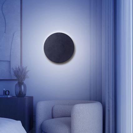 Aigostar - Светодиодный настенный светильник с регулированием яркости MESH Smart LED/12W/230V 2700-6500K черный