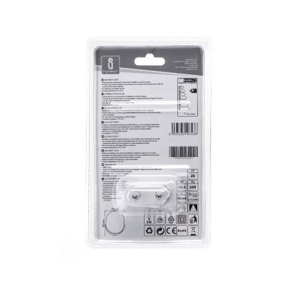 Aigostar - Светодиодный ночник с датчиком LED/1W/230V 6500K овальный