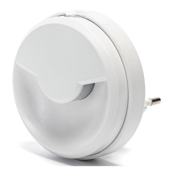 Aigostar - Светодиодный ночник с датчиком освещенности LED/0,5W/230V 6500K