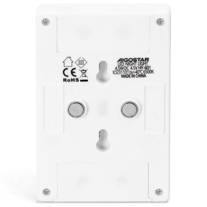 Aigostar - Светодиодный портативный ночник LED/3xAAA 6500K