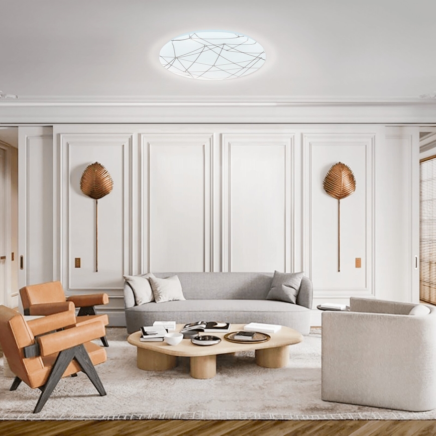 Aigostar - Светодиодный потолочный светильник LED/36W/230V 6500K диаметр 38 см