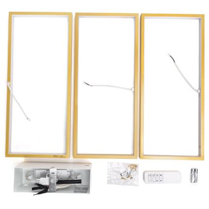 Aigostar - Светодиодный потолочный светильник с регулированием яркости LED/38W/230V 2700-6500K + дистанционное управление