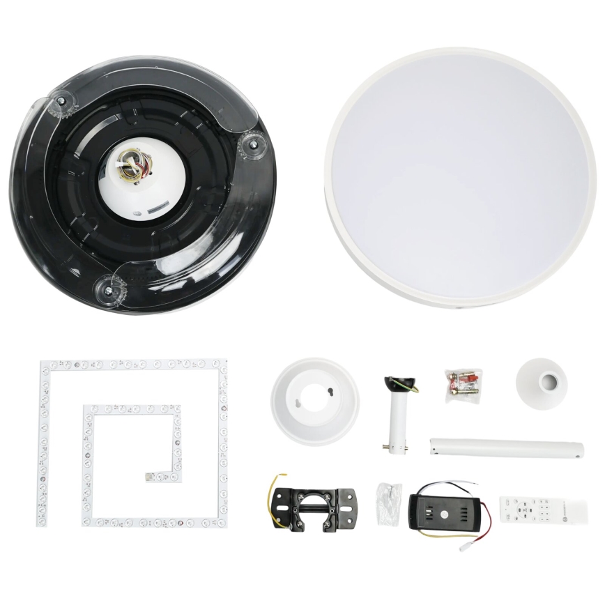 Aigostar - Светодиодный потолочный вентилятор с регулированием яркости LED/36W/230V 2700-6500K диаметр 107 см + дистанционное управление белый