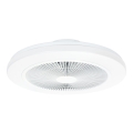 Aigostar - Светодиодный потолочный вентилятор с регулированием яркости LED/40W/230V 2700-6500K диаметр 48 см + дистанционное управление белая