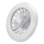 Aigostar - Светодиодный потолочный вентилятор с регулированием яркости LED/40W/230V 2700-6500K диаметр 49 см + дистанционное управление белый