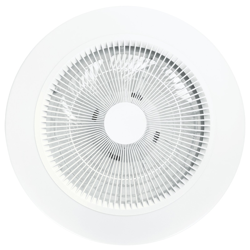 Aigostar - Светодиодный потолочный вентилятор с регулированием яркости LED/40W/230V 2700-6500K диаметр 48 см + дистанционное управление белая