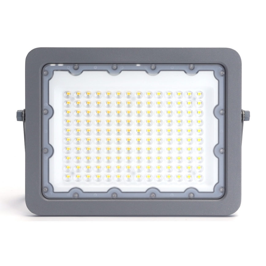 Aigostar - Светодиодный прожектор LED/100W/230V серый 4000K IP65