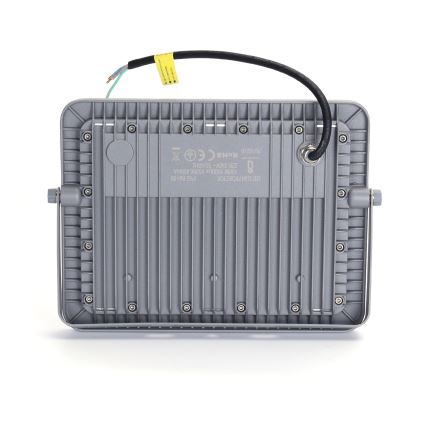 Aigostar - Светодиодный прожектор LED/100W/230V серый 6500K IP65