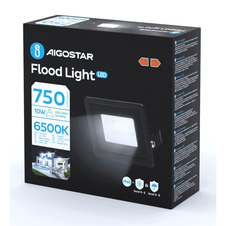 Aigostar - Светодиодный прожектор LED/10W/230V 6500K IP65